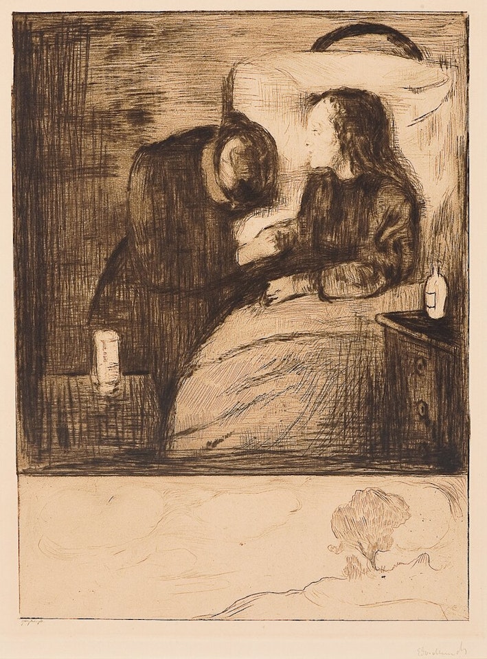 The Sick Child by Edvard Munch