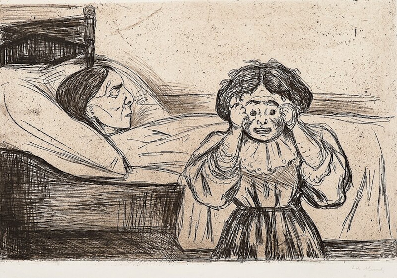 The Dead Mother and Her Child by Edvard Munch