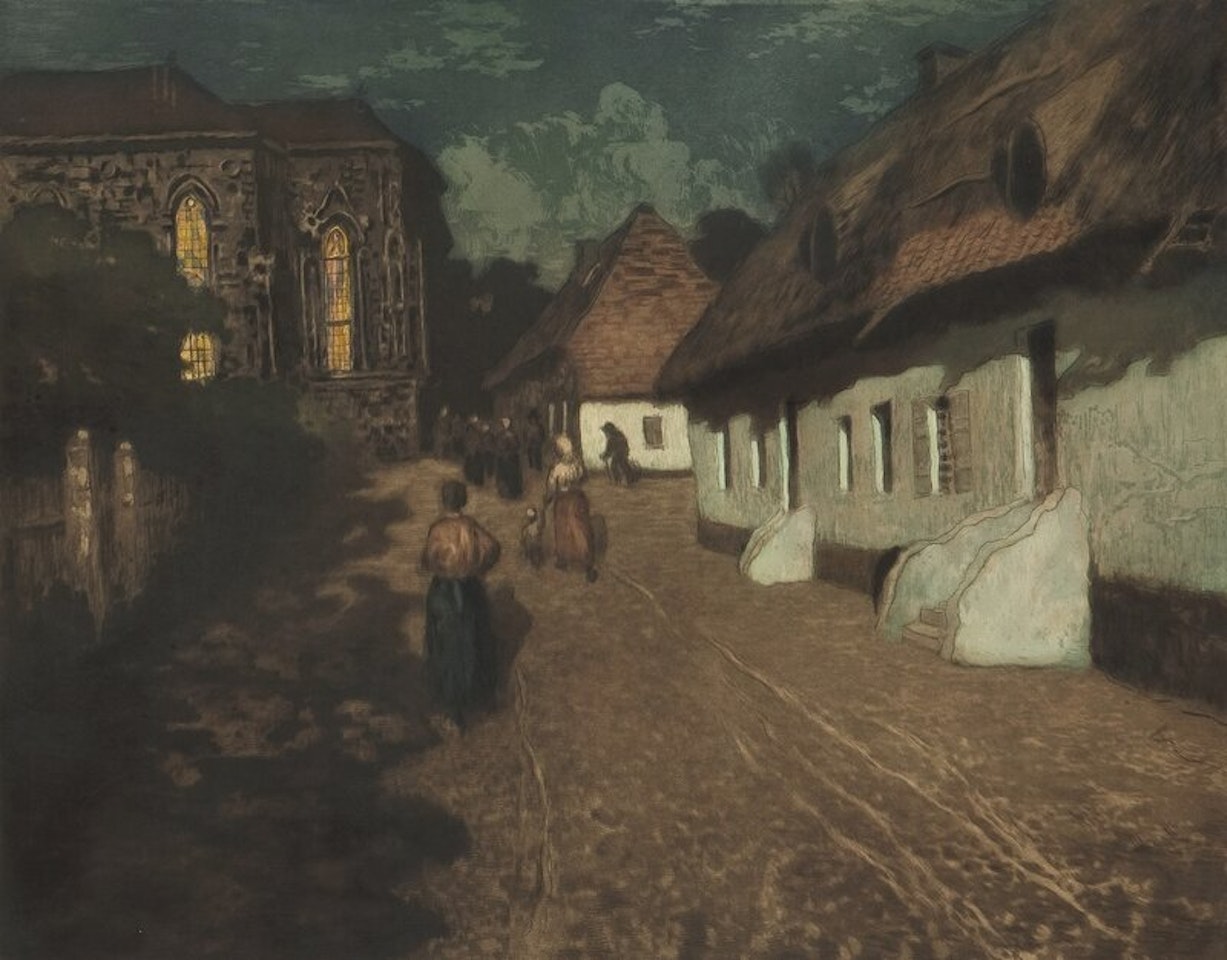 Marias måned by Fritz Thaulow