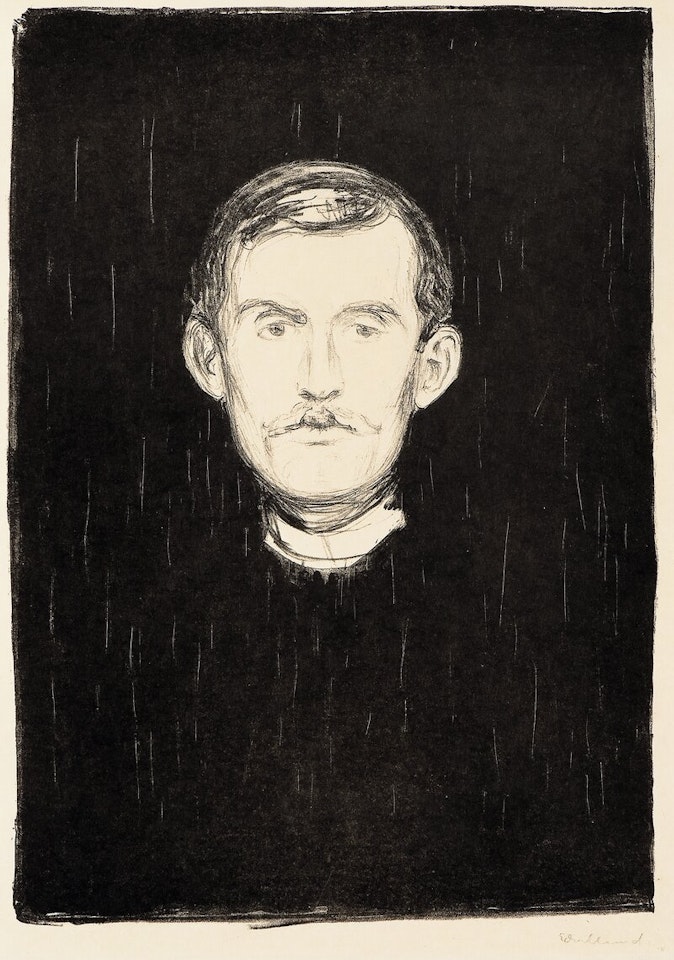 Self-Portrait by Edvard Munch