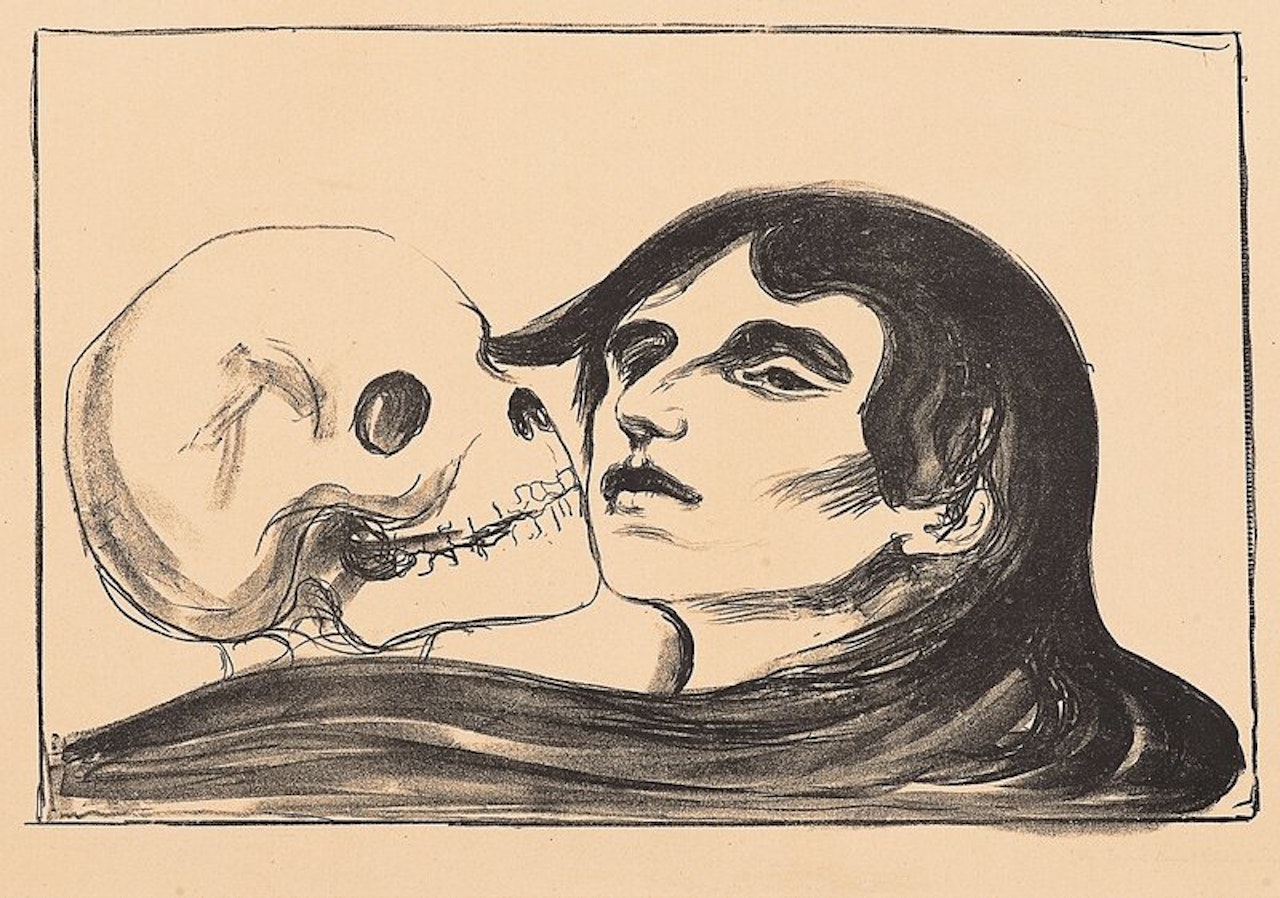 The Kiss of Death by Edvard Munch