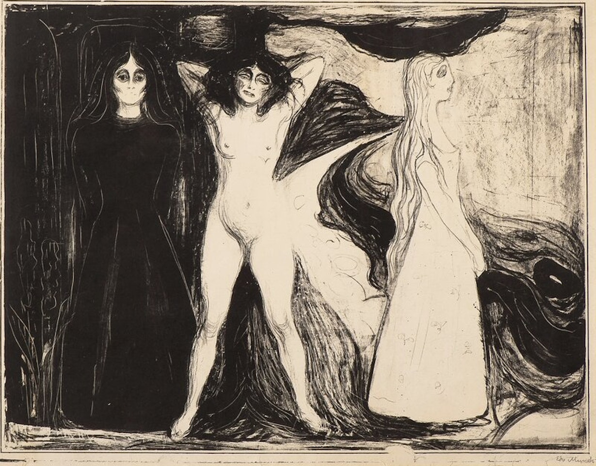 Woman by Edvard Munch
