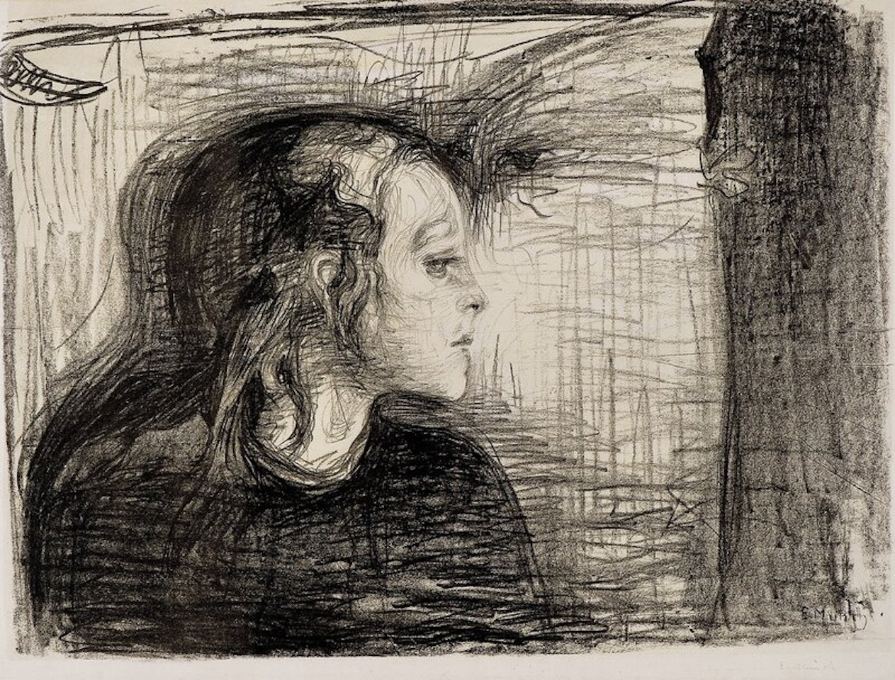 The Sick Child I by Edvard Munch