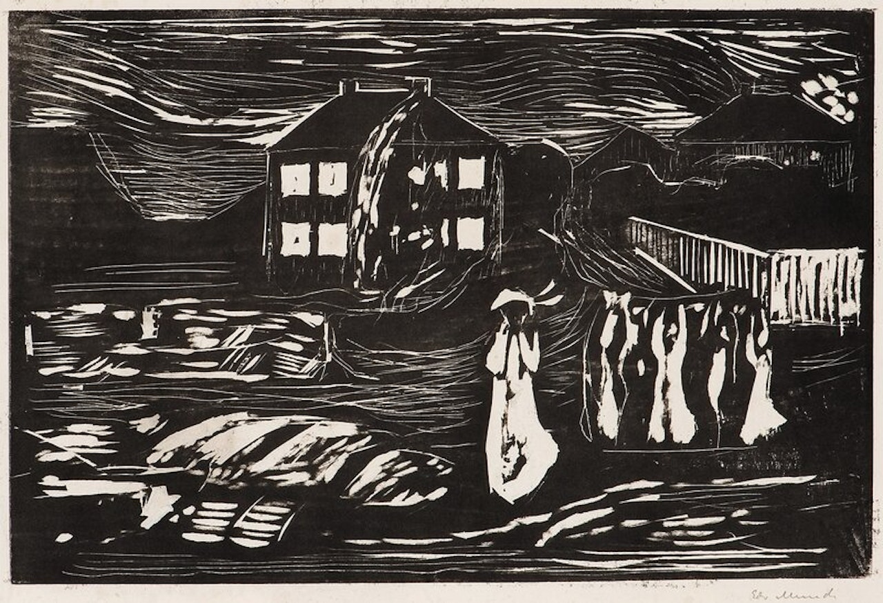 The Storm by Edvard Munch