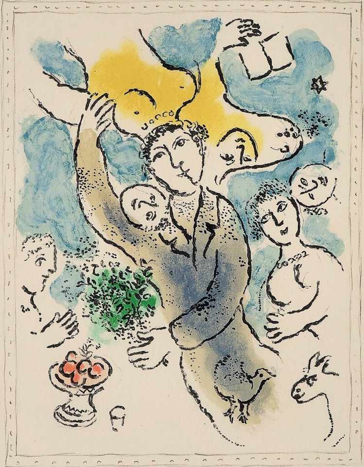 Kunstneren I by Marc Chagall