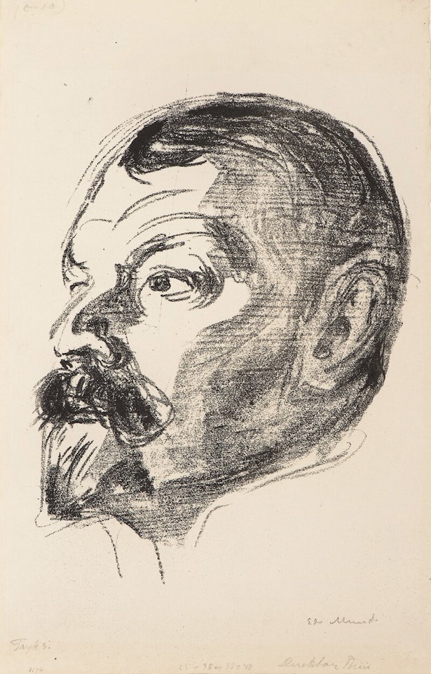 Jens Thiis; Woll no. 447 by Edvard Munch