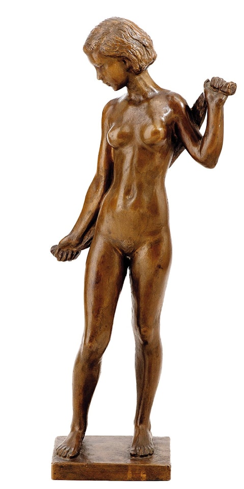 Woman wiping herself by Arne Durban