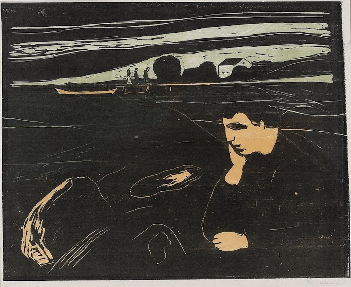 Melancholy III by Edvard Munch