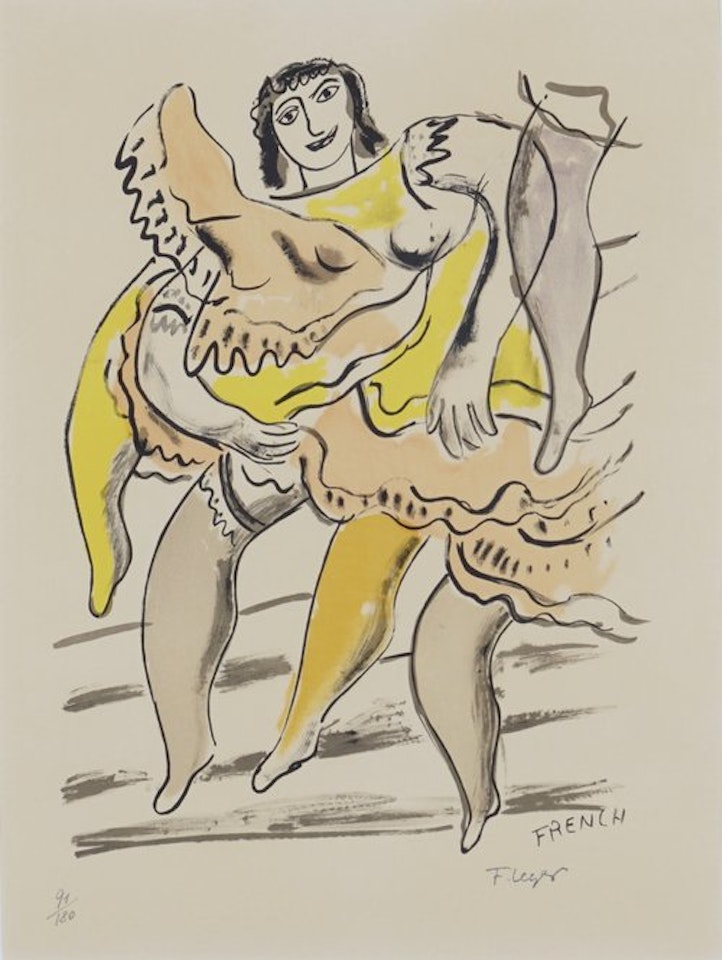French Can Can by Fernand Leger
