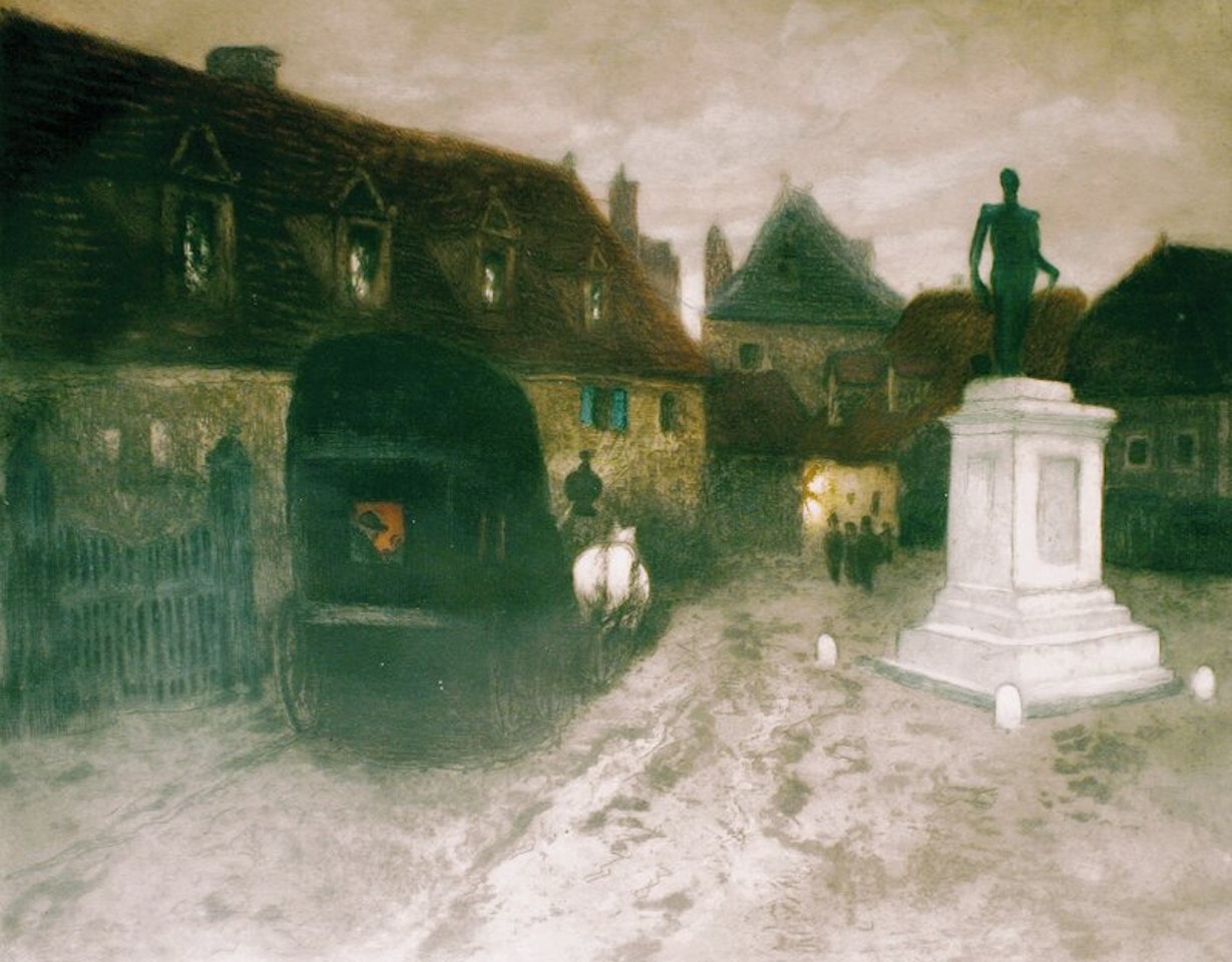 Diligencen by Fritz Thaulow