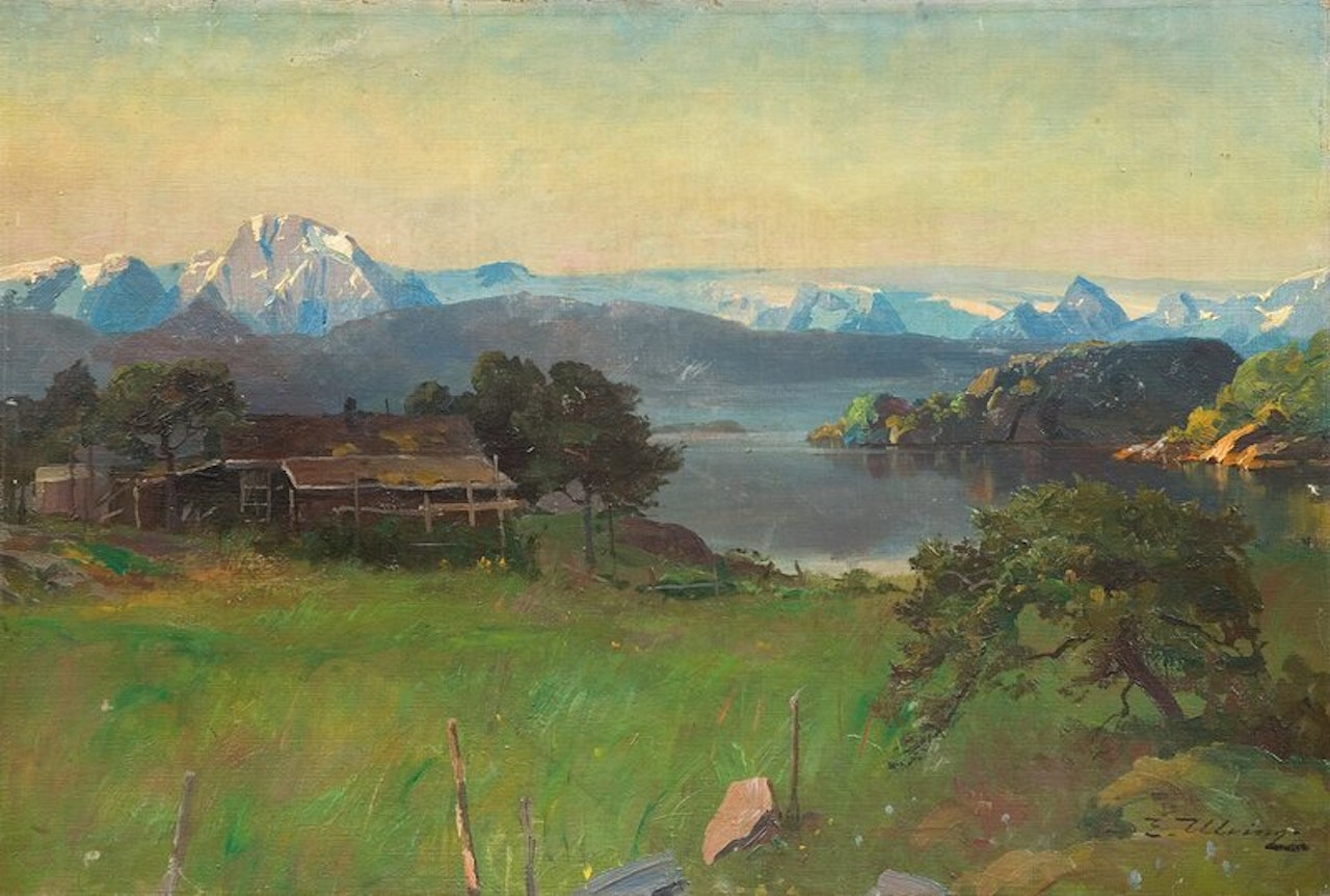 Kystlandskap by Even Ulving