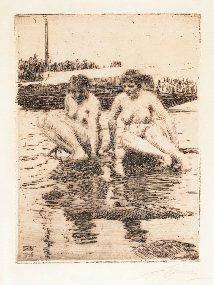 Mine modeller by Anders Zorn