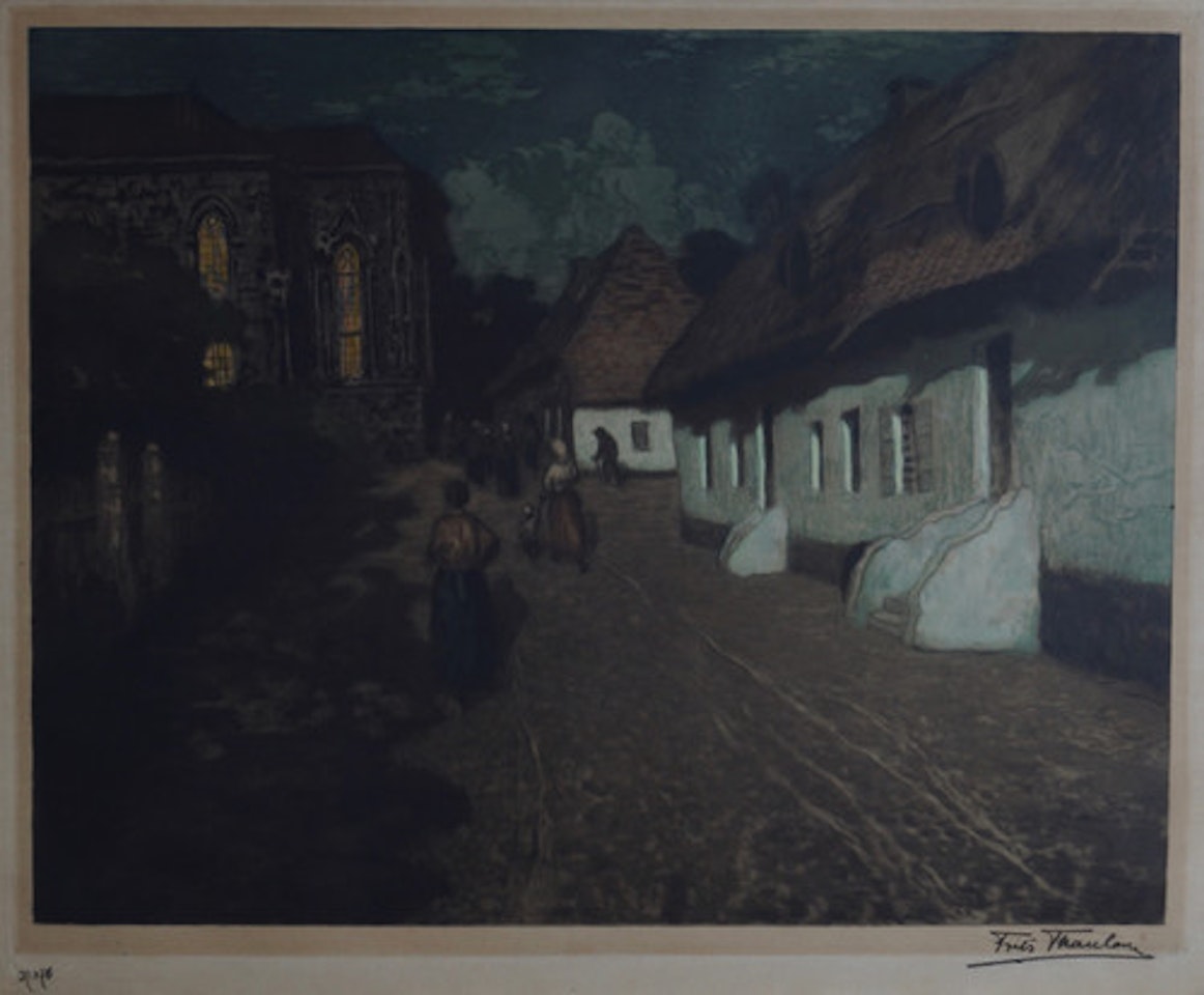 Marias måned by Fritz Thaulow
