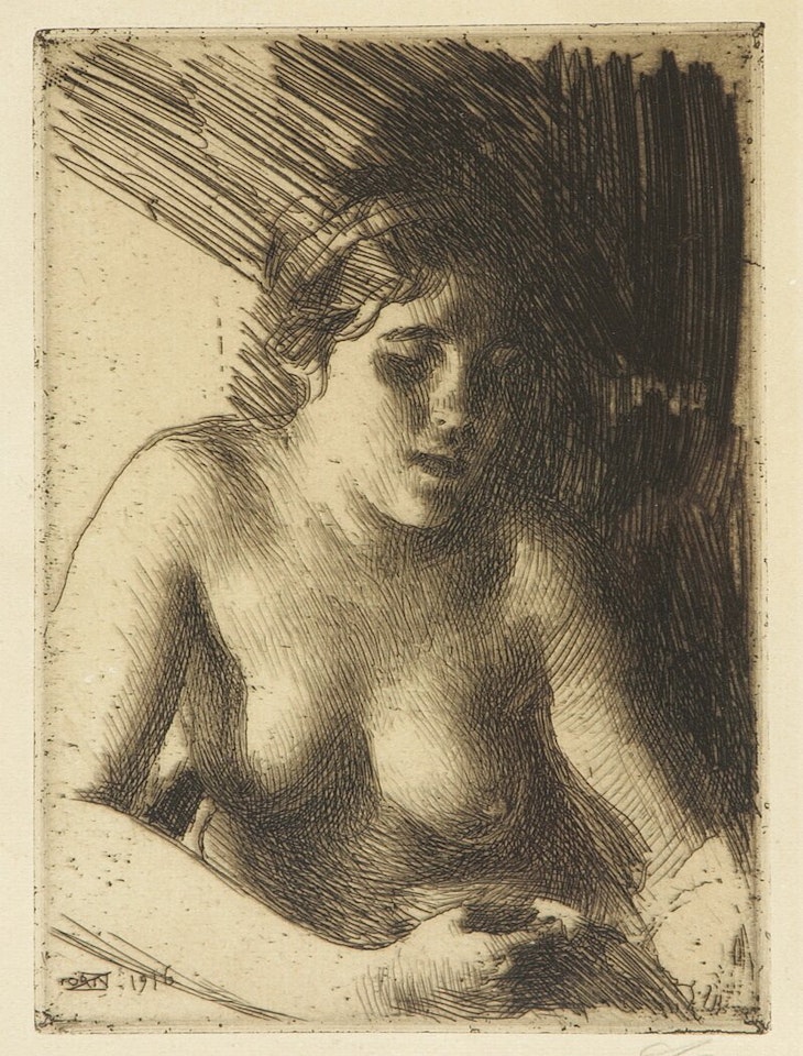 Byst 1916 by Anders Zorn