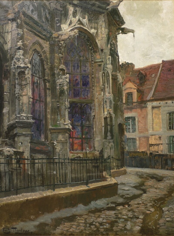 Apsis til kirken St. Jaques, by Fritz Thaulow
