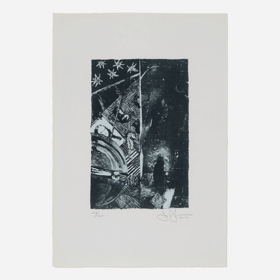 Summer (Blue) by Jasper Johns