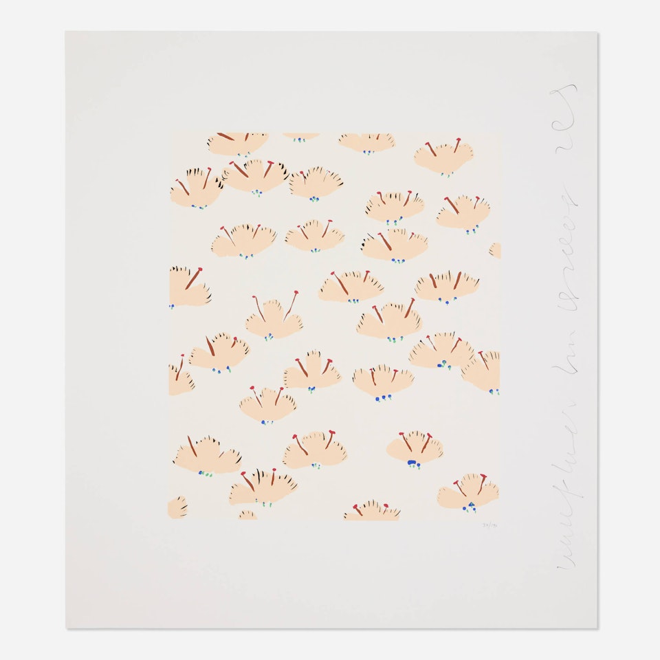 Wallflower 20 (from the Wallflowers portfolio) by Donald Sultan