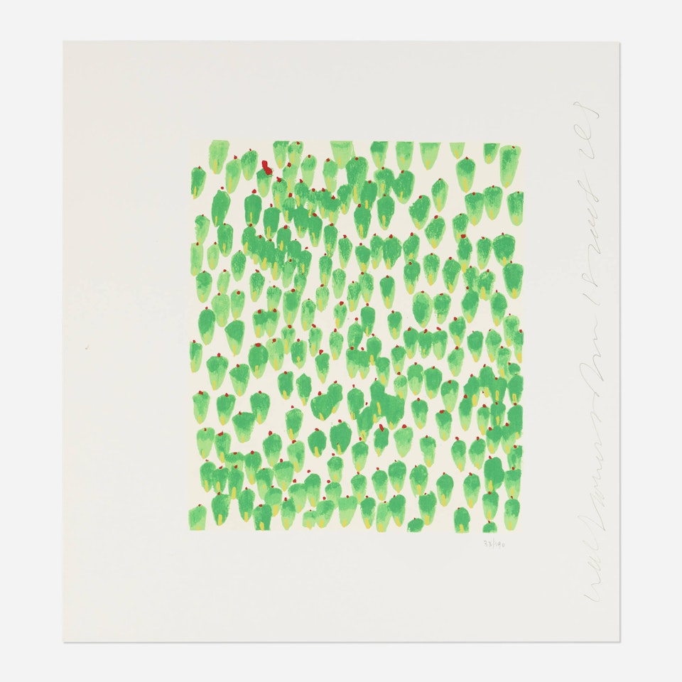 Wallflower 28 (from the Wallflowers portfolio) by Donald Sultan