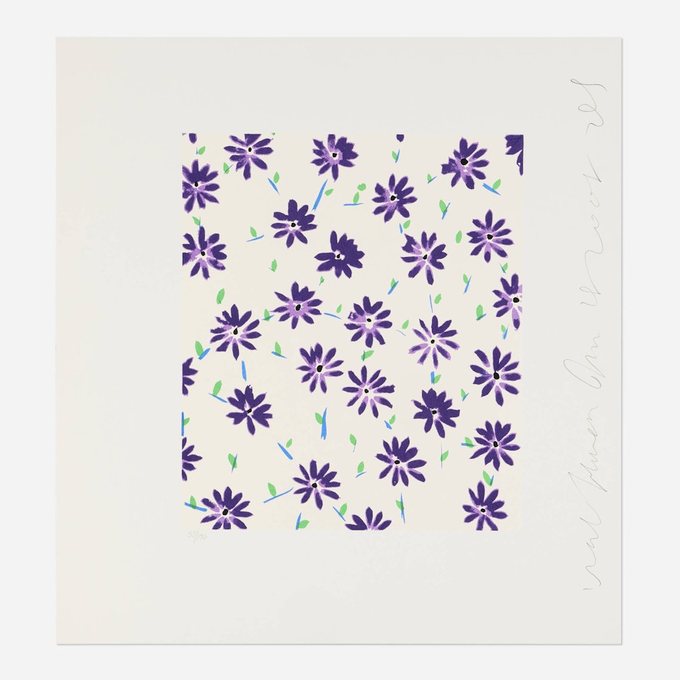Wallflower 22 (from the Wallflowers portfolio) by Donald Sultan