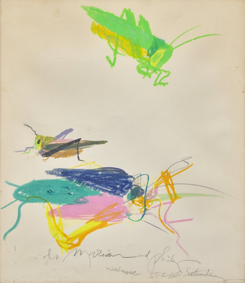 Grasshoppers by Walasse Ting