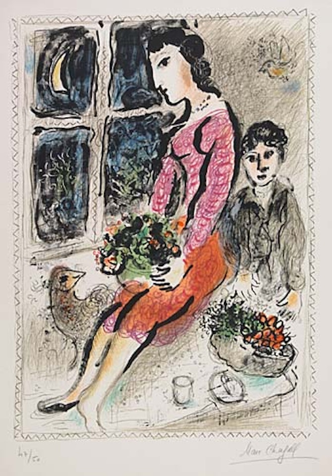 Le Corsage Violet by Marc Chagall