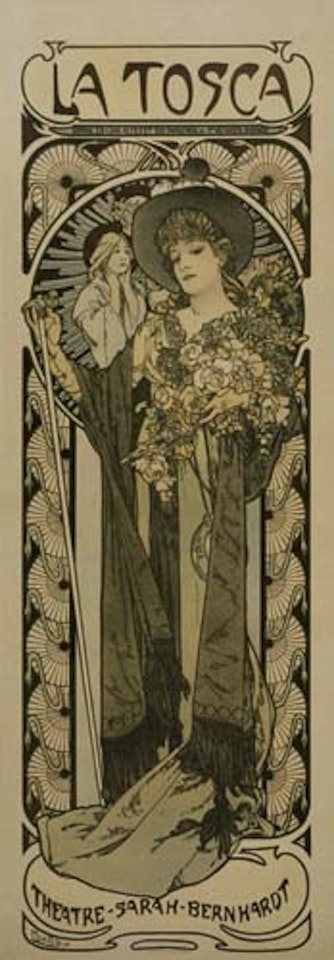 La Tosca (R./W. 57) by Alphonse Mucha