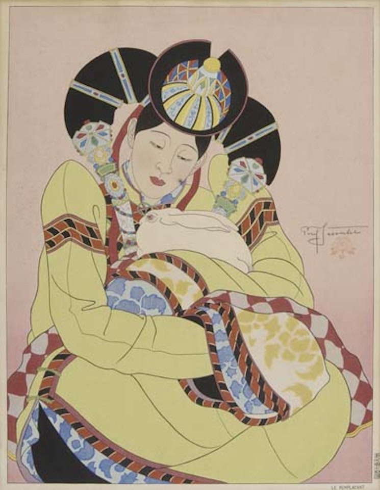 Le Mandarin aux Lunettes by Paul Jacoulet