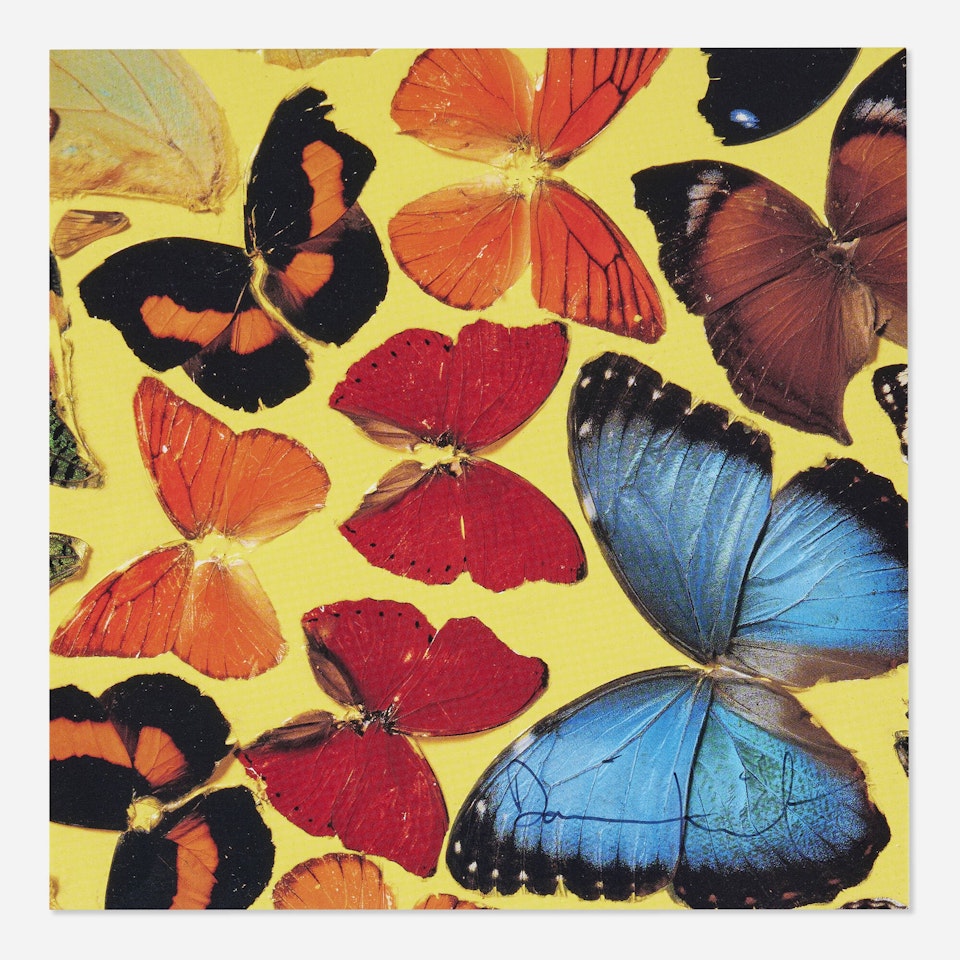 Gagosian Gallery exhibition mailer by Damien Hirst