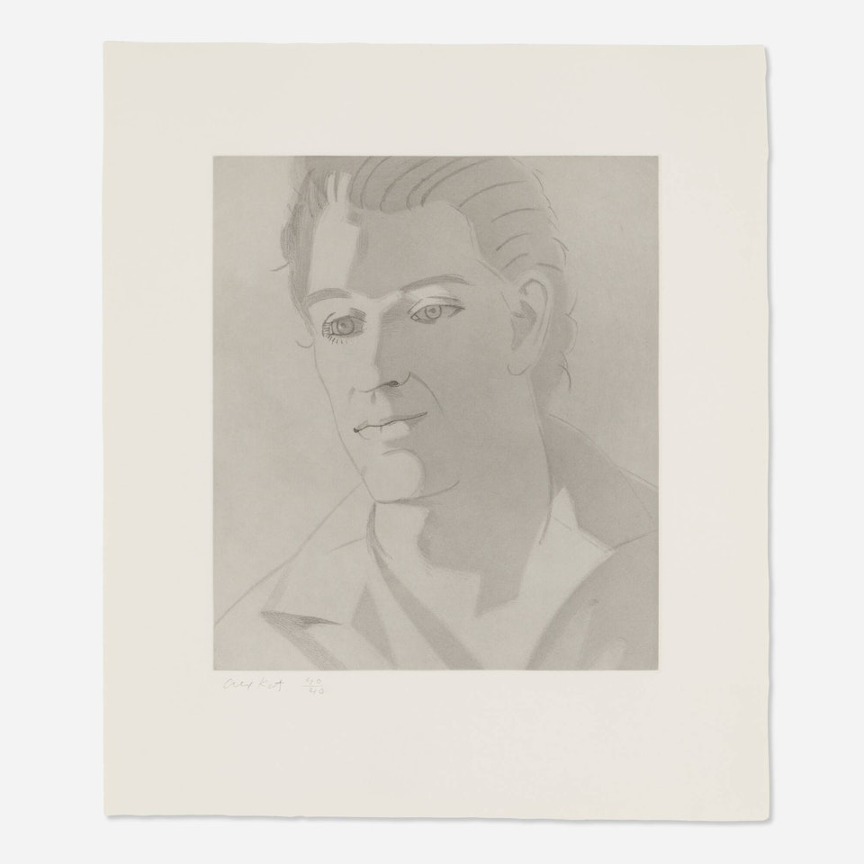 Nabil (from the Give Me Tomorrow portfolio) by Alex Katz