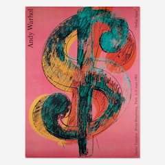 Dollar Signs exhibition poster