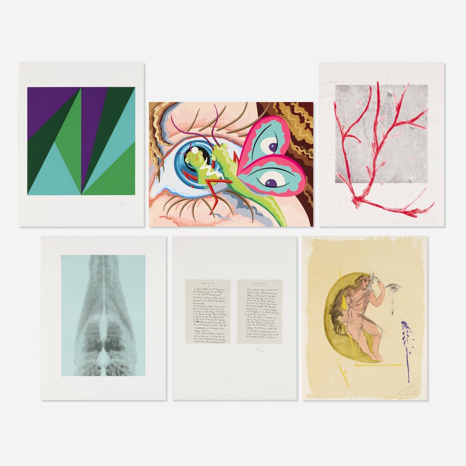 Six works from the Columbus: In Search of a New Tomorrow portfolio by Various Artists