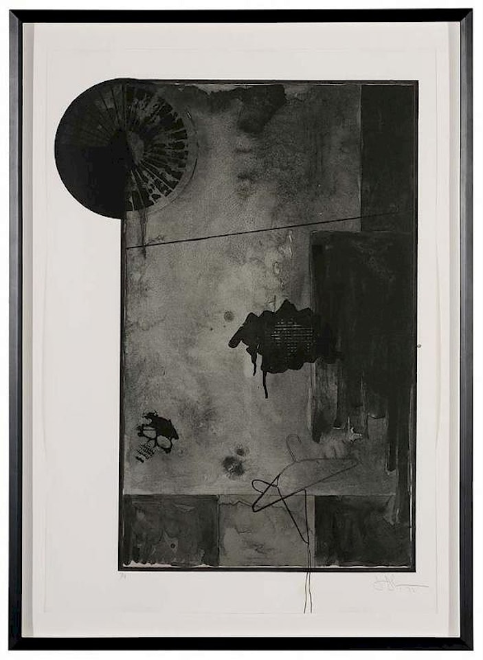 Evian Black State by Jasper Johns