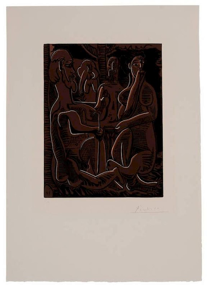 Le Déjeuner sur l"herbe] by Pablo Picasso