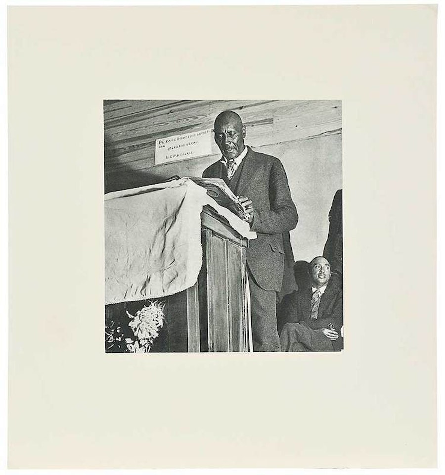 Sunday Sermon, College Grove, Tennessee by Margaret Bourke-White