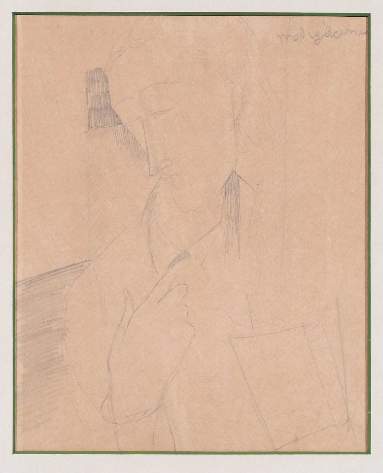 Portrait de Poete Baranowski. by Amedeo Modigliani