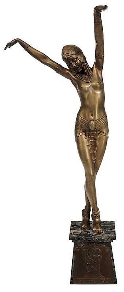 Egyptian Dancer by Demetre Chiparus