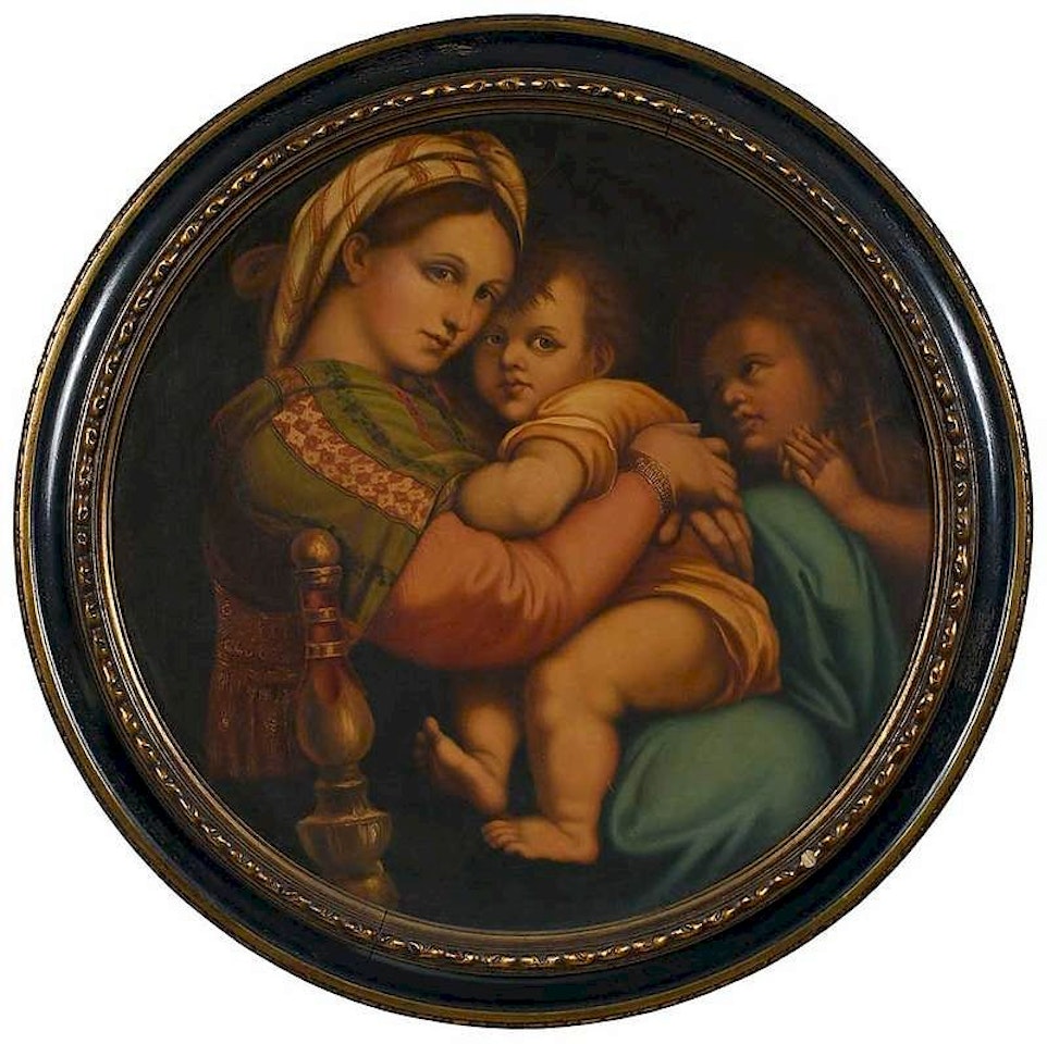 Madonna della Segiollaÿ(or Sedia) by Italian School