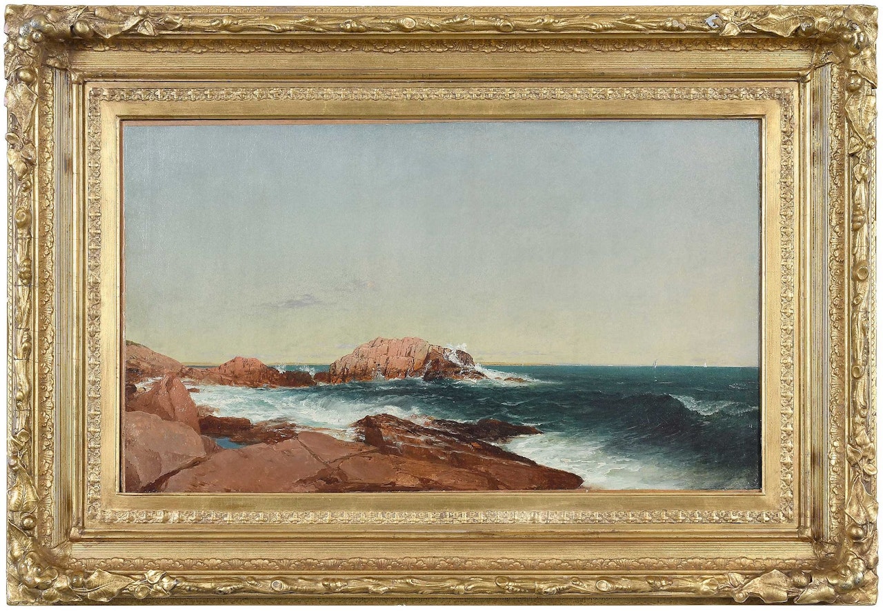 Indian Rock, Narragansett, Rhode Island by John Frederick Kensett