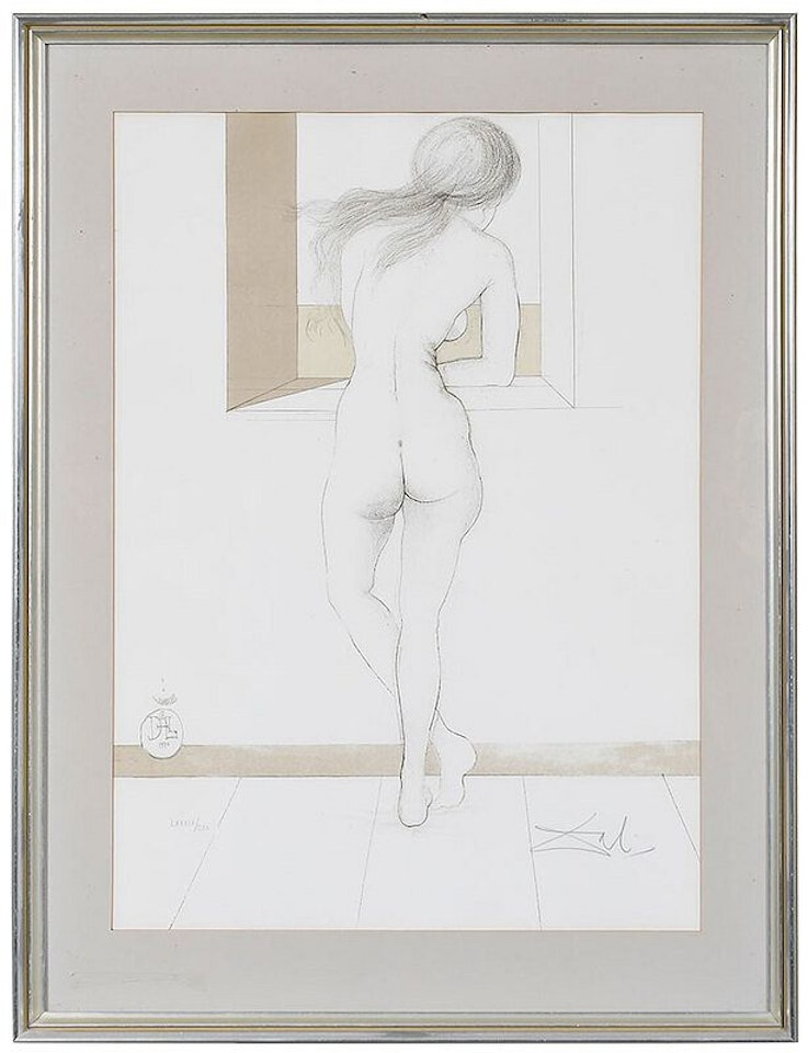 Nude at the Window by Salvador Dali
