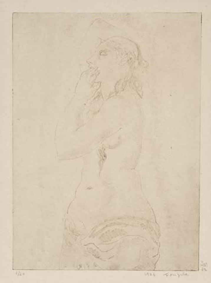 Femme nu debout by Leonard Tsuguharu Foujita