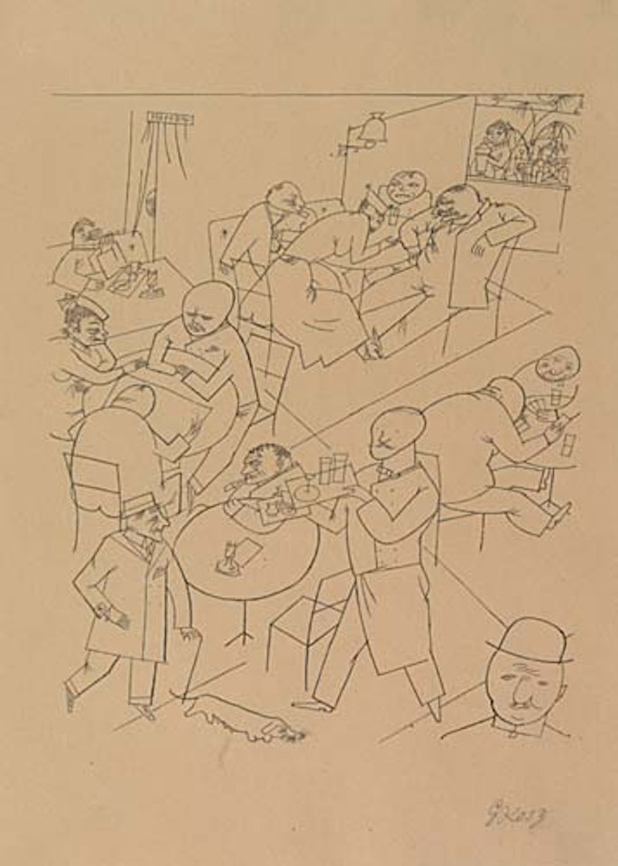 Café by George Grosz