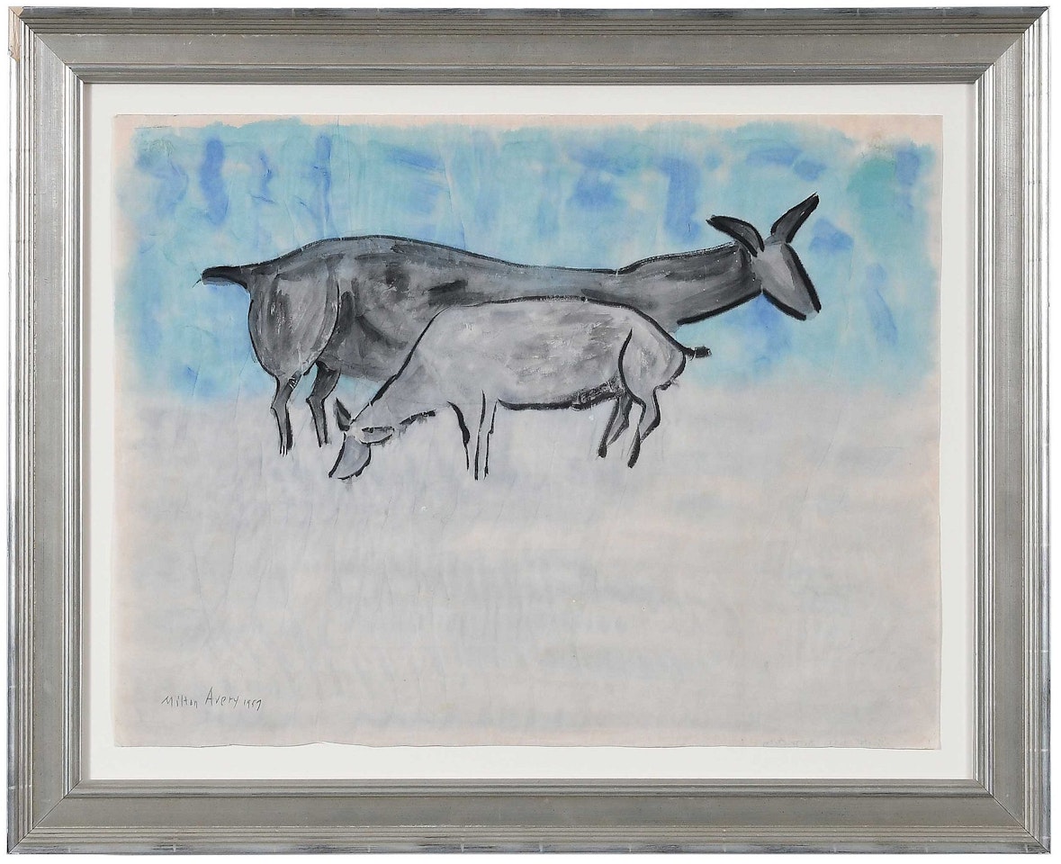 Goats by Milton Avery