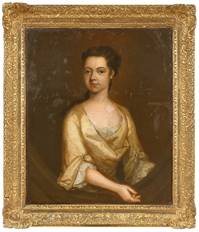 Portrait; Portrait of a Young Lady, said to be Miss Amelia Todd of Ware by Thomas Hudson
