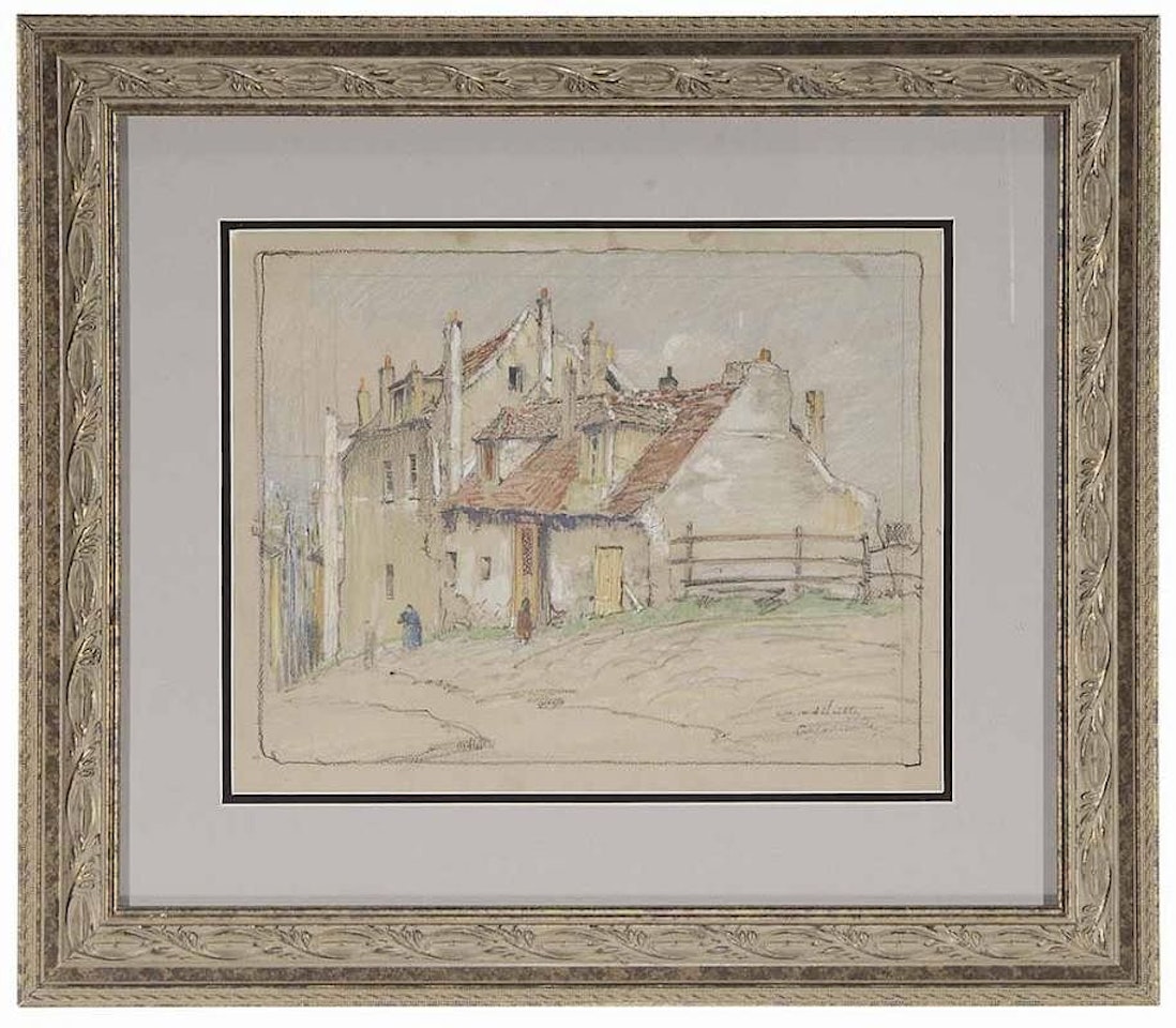 The House Mimi Pinson, Montmartre, Paris by Alfred Hutty
