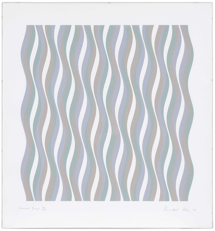 Coloured Greys (I); (S. 16, T. & G. 17) by Bridget Riley