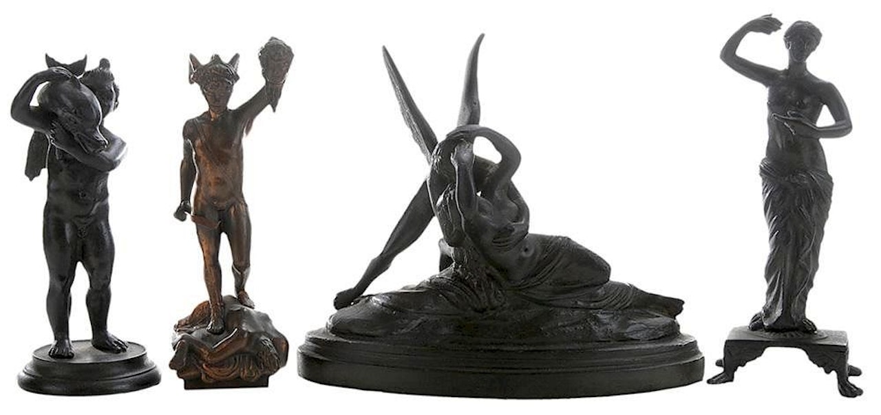 Four Grand Tour Bronze Figures by Italian School