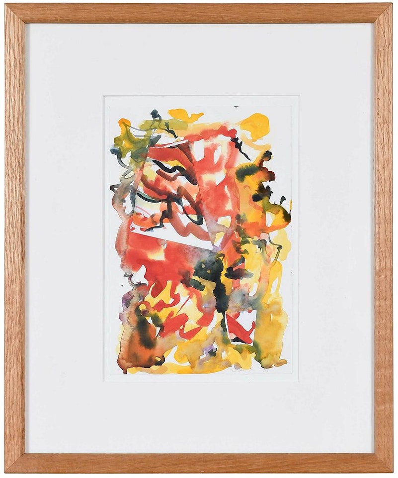 Untitled; from the Florentine Floral Series by Elaine de Kooning