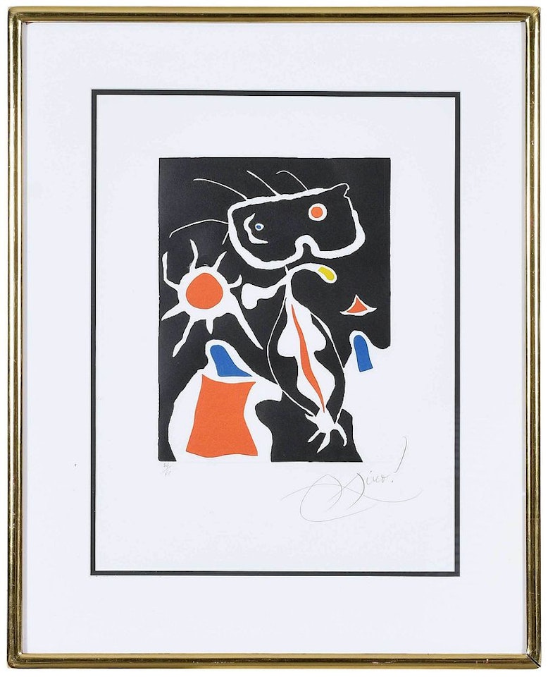 Plate 3 (C. 229), from Homage a San Lazzaro by Joan Miró