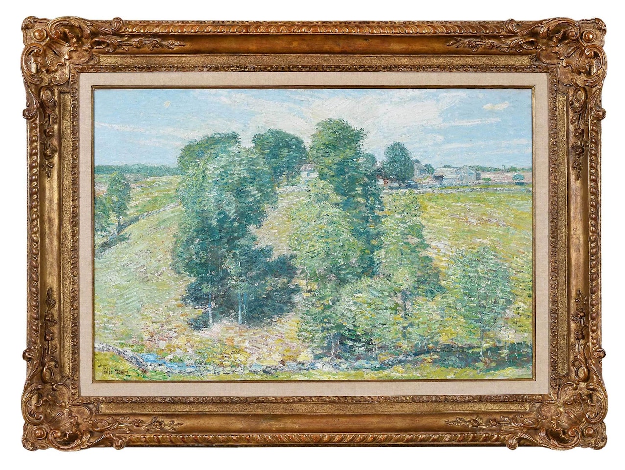 New Hampshire Farm by Childe Hassam