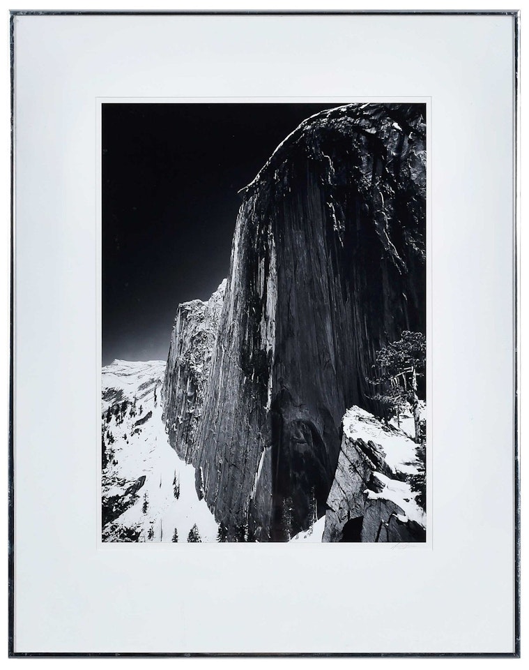 Monolith, The Face of Half Dome; Yosemite National Park, California by Ansel Adams